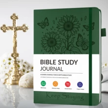 Bible Study Journal - Prayer Journal For Woman Church Notes Notebook – Sermon/Scripture/Bible Notebooks For Note Taking,Christian Gifts For Graduation, Baptism & Church,School Supplies,Back To School - Multicolor - View 8