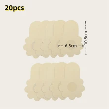 5 pares de cinta adhesiva desechable para levantar el busto, cubiertas para pezones antidescolgamiento de tela no tejida con efecto push-up para mujeres con busto grande y talla grande, sexy, antirreflejo y antiembarazo