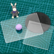 Polymer Clay Cutter Tools Acrylic Roller Pin For Sculpting Craft Shaping Knife Ceramic Cutters Slicer Kit Clear Rectangle Sheet Press Board Wire Texture Set Needle Detail Modelling Supplies