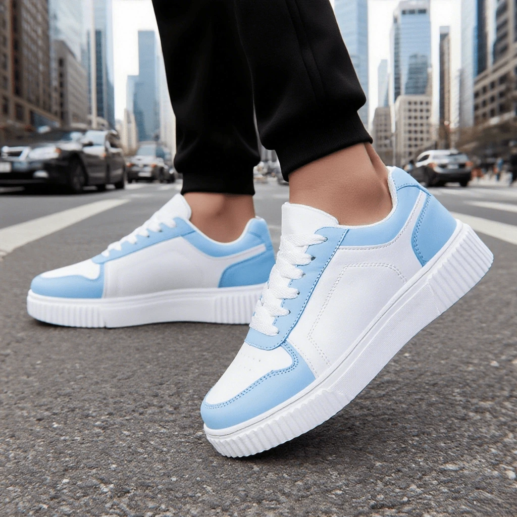 Unisex Canvas Sneakers, Casual Skateboard Shoes, Couples Shoes, Student Shoes, Color Block Flat Shoes, Men's Sports Shoes