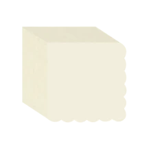10 件/20 件/50 件/套，象牙色纸盘 7 英寸象牙色扇贝形盘子，米色纸盘扇贝形甜点盘一次性米色蛋糕纸盘，杯子和餐巾，派对用品米色扇形盘子餐巾杯，新生儿洗澡生日派对婚礼新娘派对用品 - 彩色 - 查看 6
