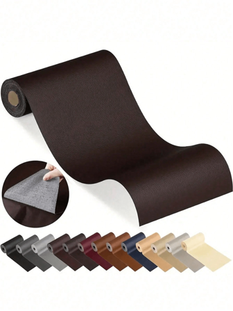 Black Self-Adhesive Faux Leather Repair Patch- Sofa Repair Patches Furniture Table Chair Self-Adhesive Fixed Repair Patch PU Artificial Leather Bicycle Cushion Repair Patches Home Decor Couch Cover-Versatile Sticker For Sofas, Chairs, Car Seats & Bags