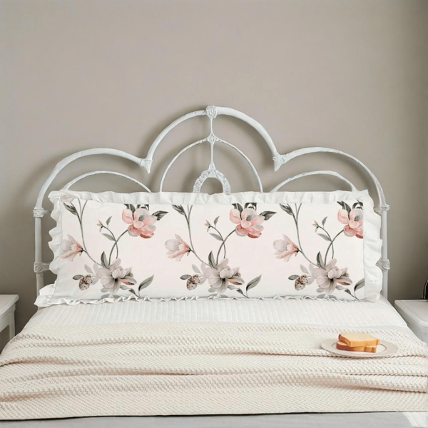 2025 New Export American Style Printed Ruffled Pillowcase, Simple Craft Design Single Pillowcase