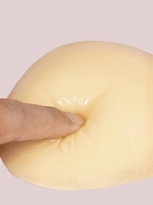 Double Sided Adhesive Bra Inserts Attached 10 Pieces Nipple Pastes Reusable Push Up Lift Self-Adhesive Chest Pads For Bikini Swimwear Sports Strapless Bras-12pcs - Màu be - Xem 8