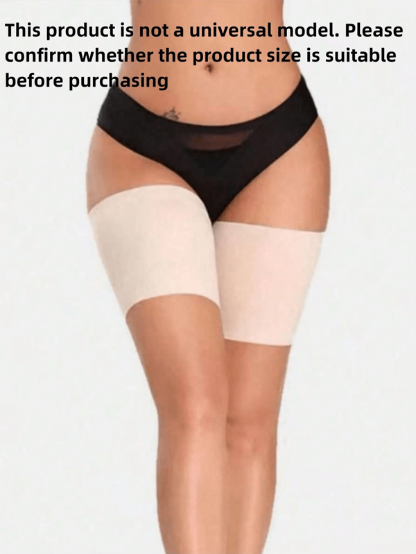 1 paire de cache-cuisses ajustés anti-glisse, cache-jambes anti-friction qui affinant et élancent l'apparence