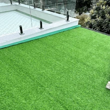 1 pièce Matériau de décoration de micro-paysage de pelouse de mousse artificielle, mousse fausse/tapis extérieur de plantes vertes, convient pour la cour arrière, le gazon artificiel, le tapis synthétique d'intérieur/extérieur, le jardin, la terrasse, l'herbe pour chien, résistant à l'usure, anti-vieillissement, fibres d'herbe surélevées, clôture artificielle de haute qualité, pelouse artificielle, idéale pour le paysage, tapis de filtration d'eau, grand tapis pour animaux de compagnie, tapis antidérapant, ceintures vertes, terrasse, terrain de football, terrain de golf