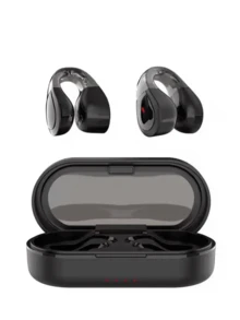 Wireless Headphones With Charging Case – Stylish Black Earbuds With Clip, Touch Control, Built-In Mic, Ideal For Smartphones - Màu sắc ngẫu nhiên - Xem 9
