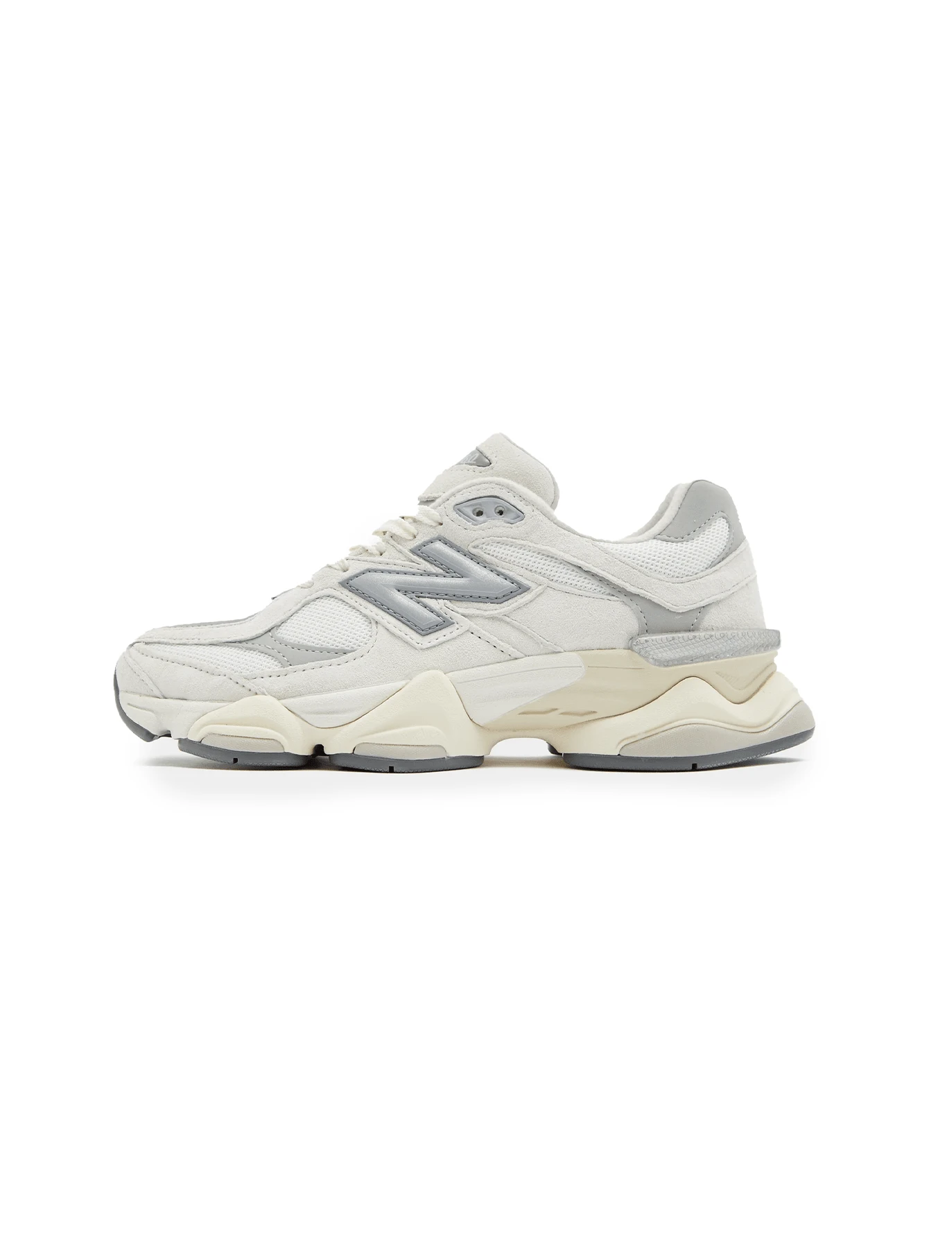 New Balance 9060 Giày thể thao Đế giữa mật độ kép ABZORB & Đệm SBS U9060ECA – Thiết kế Y2K - Xám - Xem 1