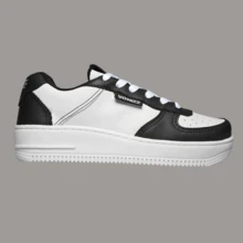 Men's Casual White Social Shoes Women's Unisex Casual And Sport PREMIUM Casual Party Outdoor Outdoor - 白色/黑色 - 查看 4