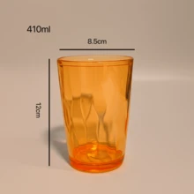 1pc 310ML/410ML Acrylic Multi-Color Dopamine Juice Cup, Beverage Cup, PC Material Household Plastic Cup, Cafe Large Capacity Water Cup, Diamond Pattern Highly Attractive Anti-Fall Anti-Hot, Stackable Outdoor Portable Set - Multicolor - View 14