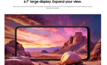 Samsung Smartphone desbloqueado a nivel mundial: Pantalla HD+ de 6.7" a 60Hz, Chipset MediaTek Helio G85, 4GB+128GB, Batería de 5000mAh y carga rápida de 25W, Android 14 (Oro/Negro/Azul)