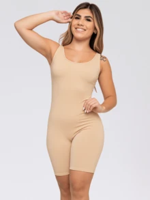 Fitness Jumpsuit Second Skin Petticoat Gym Shaper Reducer Women's Butt Lift Romper