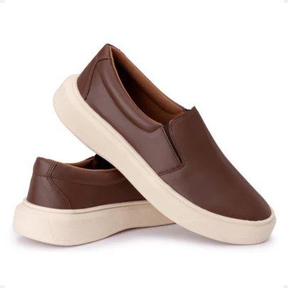 Tênis Masculino Loafer Premium Iate Sintético Confortavél e Macio