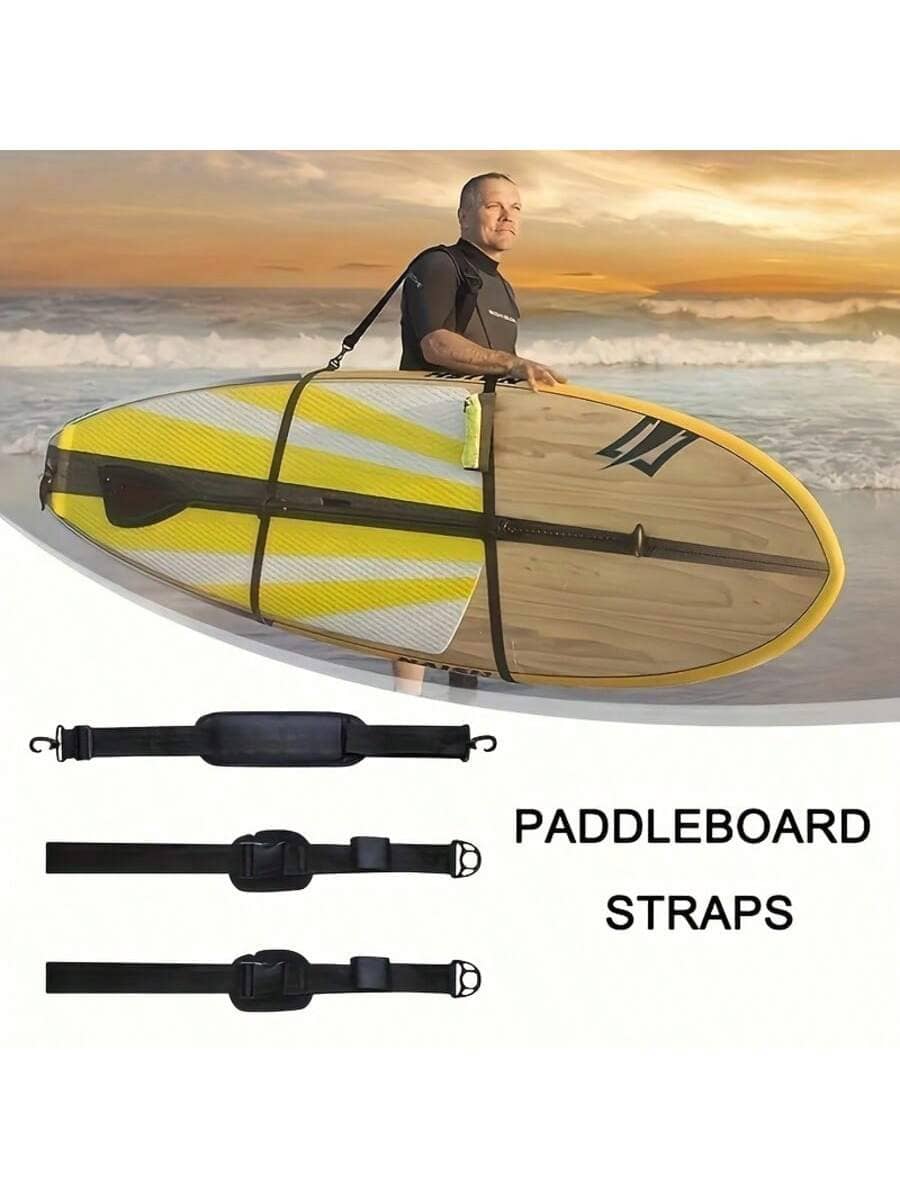 حزام كتف قابل للتعديل للوح التزلج على الأمواج - حزام نايلون متعدد الوظائف، مناسب للألواح الشراعية، تصميم محمول، ألوان مختلطة (أزرق/أصفر)، مناسب لجميع الغواصين، ملحق معدات خارجية | حزام قابل للتعديل | بنية متينة، ضروريات الشاطئ، ملحقات الشاطئ، طفاية حمام السباحة