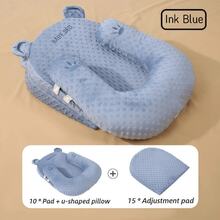 3 sztuki/zestaw noworodków w wieku 0-3 lat, poduszka anty-plucie mleka, oddychająca mata do spania dla niemowląt, zapobiegająca zakrztuszeniu się mlekiem (przed zakupem sprawdź odpowiedni rozmiar produktu) - Wielokolorowe - Zobacz 14