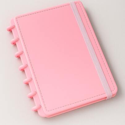 Caderno Inteligente para Anotação com Disco Removíveis e Elástico - Tamanho A6 com 80 Folhas