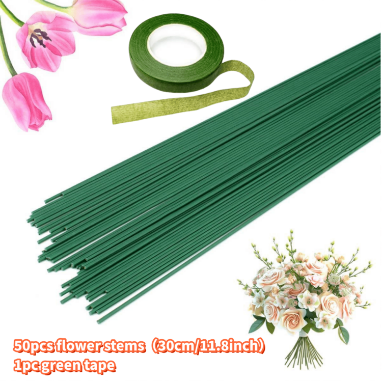 100/200/300/500/1000 件优质白色雪尼尔管道清洁器套装，带教学视频 - 灵活毛绒工艺棒，适用于 DIY 项目、圣诞装饰等 - 翠綠色 - 查看 23