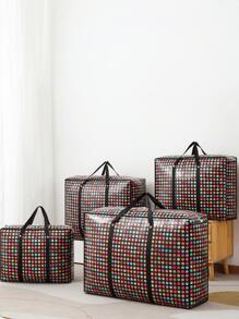 1pc Small Round Dot Storage Bag Portable Home Organizing Bag Storage Bag Organizing Bag Multifunctional Storage Suitable For Moving Dormitory Tourism Warehouse Storage Dots Dorm Room Essentials Clothes Organizer Closet Organization And Storage Bedroom