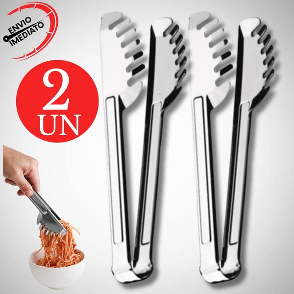 Kit 2 Pegador Massas Aço Inox Casa Cozinha Restaurante Pizzaria Churrascaria Bar Lanchonete