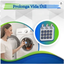 Kit 12 Limpador De Maquina Lavar Roupa Pastilha Tablete Comprimido Efervescentes Multifuncional Higieniza Limpa Tambor