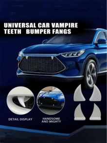 可爱的万圣节吸血鬼尖牙汽车装饰，有趣的怪物牙齿，完美的可爱汽车礼物