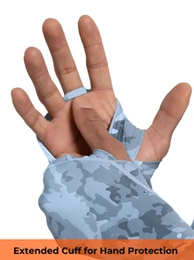 RODEEL Men's Shoulder Cap Hooded Sweat Absorbent Breathable With Mask Neck Protector Long-Sleeved T-Shirt For Outdoor Fishing Hiking Cycling Outdoor Activities