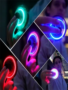 1pc Induction Levitation Smart Spinning Flashing UFO Toy, 2 Play Modes - Fly & Rotate On Desktop, Cool Lights, Indoor/Outdoor Fun, Educational Toy Gift For Boys Girls 3-9 Years Old (Plastic Shell) - Multicolor - View 5