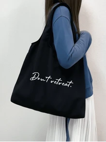 女士纯色手提包，大容量，礼品，DIY，生日礼物，旅行，上学，万圣节，圣诞节，可定制照片，可定制名字，适合旅行，旅行必备，女士托特包