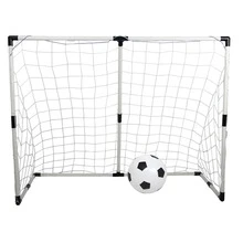 1 套足球球门，配有足球和气筒，便携式弹出式足球网，青少年训练装备，足球目标，易于携带和快速设置，进球练习道具，室内外运动游戏，后院乐趣，送给家人朋友运动爱好者的最佳礼物