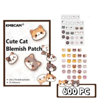 880 Pcs Cute Cat Shaped Pimple Patches, Facial Cover - Fragrance-Free, Paraben-Unisex Adult, All Skin Types Compatible, No Fragrance, No Alcohol, No Components Included - Multicolor - View 20