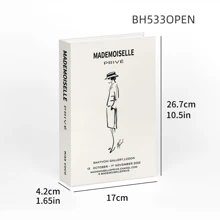 1pc Vintage Style Decorative Fake Book, Suitable For Various Scenes (Room Decor, Home Decor, Bedroom Decor; Living Room Decor, Office Decor, Bathroom Decor, Tabletop Decor, TV Cabinet, Foyer, Bookshelf) As Holiday Gifts