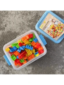 [100pcs/150pcs/200pcs/300pcs/440pcs] Building Blocks Set, Children's Assembly Medium & Small Particle Construction Blocks Model Educational Puzzle Toys, DIY Assembly Toys (Random Color), Suitable For Holiday, Birthday, Thanksgiving, Halloween, Christmas, Easter Gifts - Multicolor - View 10