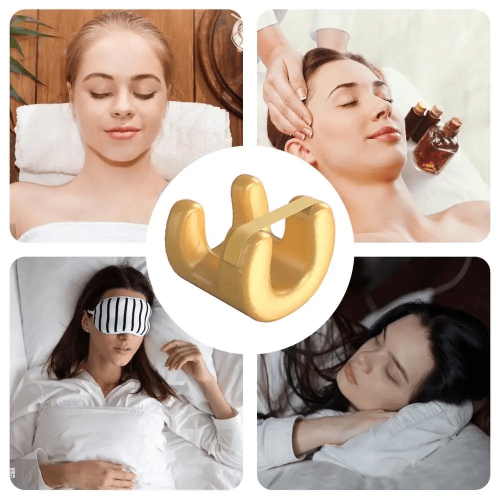 Pieza Almohada facial ergonómica perfecta - Espuma de memoria suave, almohadilla para dormir antiarrugas, almohada de belleza multiusos para las 4 es