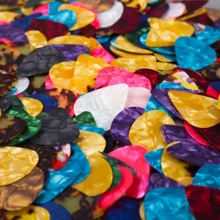 Unleash Your Guitar Potential With Self-Learning Fretboard Note Stickers - Includes Random Colors! Celluloid Picks, Heart-Shaped Pick Guards Set, For Guitar/Electric Guitar/Bass/Ukulele