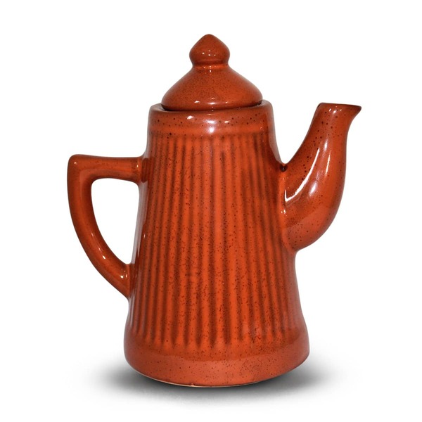 Bule Frisado Cerâmica Louças Decoração Cafeterias Padarias Confeitarias Restaurantes