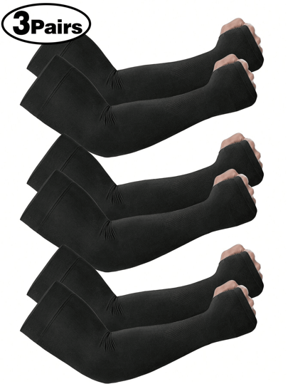 1~5pairs Unisex Arm Guard Sleeve Warmer Women Men Sports Sleeves Sun UV Protection Hand Cover Support Running Fishing Cycling Ski