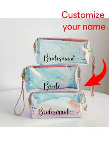1PS Customized Colorful Laser Sports Bag, Suitable For Girls, Bridesmaid Wedding Gifts, Women's Gifts, Personalized Gifts, Wedding Party, Gifts, Wedding Gifts, Bridesmaid Proposal Gifts, Wedding Gifts, Christmas Gifts, Personalized Gifts, Birthday Gifts, Bridesmaid Gifts,