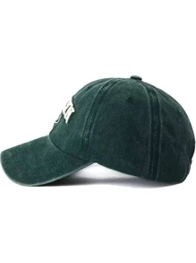 1 Pieza Gorra de béisbol con estilo lavado 1947 y bordado 3D de letras - Brooklyn para mujer, gorra de sol vintage, sombrero de sol ajustable para exteriores, estilo Y2K para hombre