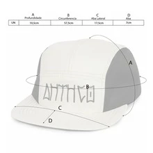 Boné Five Panel Clean Versátil Estiloso Aba Reta Ajuste Em Fitão Strapback
