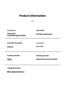 1pc Smart Home Aroma Diffuser (With 4 Bottles Of Essential Oils), Fragrance Diffuser, Hotel Aromatherapy Diffuser Humidifier With Auto Mist Sprayer For Bedroom, Bathroom - White - View 10