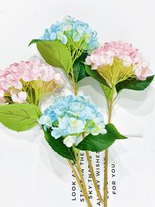 4 件人造花绣球花束，假花适用于墙壁、客厅、卧室、婚礼、派对装饰、桌面装饰。家居、桌面装饰、厨房、婚礼、餐桌、中心装饰、办公室、花园、户外、房屋、露台装饰、春季、夏季、秋季和冬季装饰