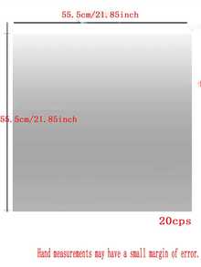 1 Pack 20pcs Solid Color Waterproof Floral Bouquet Wrapping Paper, Matte Membrane, Suitable For Flower Arrangement - Water Blue - View 2