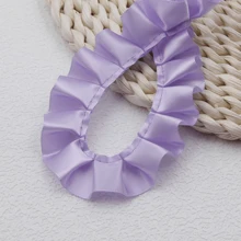 1 Peça 5m Barra Pregueada Tecido Decorativo, Acessórios e Decorações de Artesanato para Bainha de Vestido, Saia, Roupa DIY