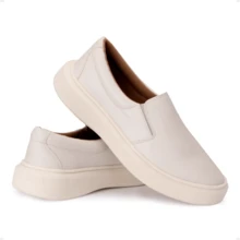 Men's Premium Yacht Synthetic Loafer Sneakers, Comfortable And Soft - Màu be - Xem 1