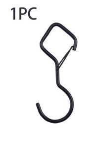 Heavy Duty S-Hooks, Portable Hooks, Loss Proof, Multi-Functional, Load Bearing, With Safety Latch Design, Rust Resistant Metal Hooks With Safety Latch Design, Kitchen And Closet Hooks For Plants, Pots, Towels, And Bags, Hang Plants, Kitchen Utensils, Etc., Travel Accessories, Luggage Accessories - Multicolor - View 13