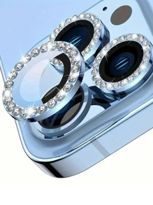Black Camera Lens Protector Film Compatible With IPhone 17 Pro Max 16, 15, 14.13, 12, 11, Tempered Glass Metal Ring Cover, HD Clear