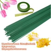 100/200/300/500/1000 件优质白色雪尼尔管道清洁器套装，带教学视频 - 灵活毛绒工艺棒，适用于 DIY 项目、圣诞装饰等 - 翠綠色 - 查看 25