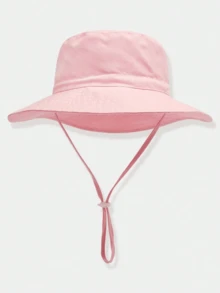 1 pezzo Cappello da sole per bambini in tinta unita, traspirante, protezione solare, cappello da spiaggia in tessuto leggero per uso esterno quotidiano - A - Visualizzare 41