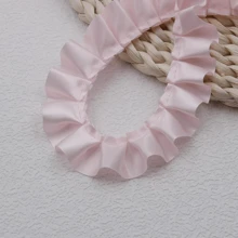 1 Peça 5m Barra Pregueada Tecido Decorativo, Acessórios e Decorações de Artesanato para Bainha de Vestido, Saia, Roupa DIY