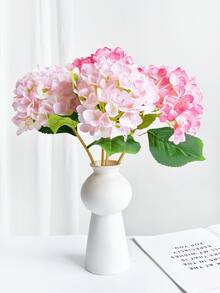 4 件人造花绣球花束，假花适用于墙壁、客厅、卧室、婚礼、派对装饰、桌面装饰。家居、桌面装饰、厨房、婚礼、餐桌、中心装饰、办公室、花园、户外、房屋、露台装饰、春季、夏季、秋季和冬季装饰